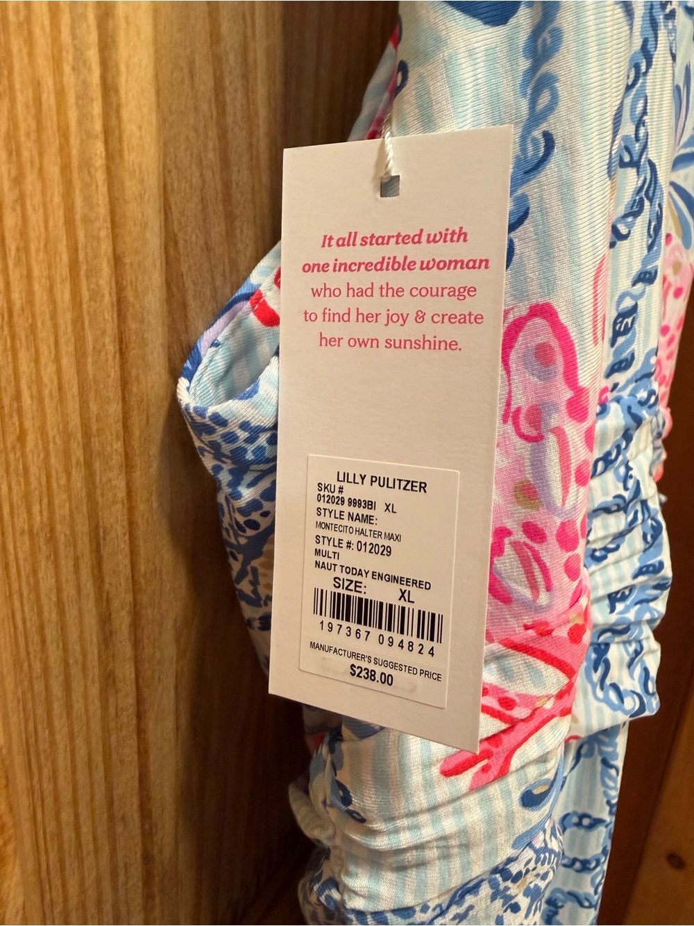 NWT Lilly Pulitzer Montecito Maxi Dress Sz XL - Picture 3 of 9